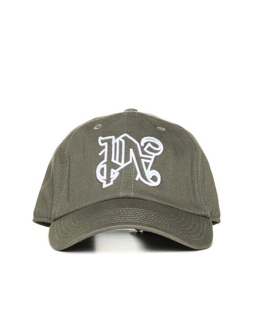 Palm Angels Green Hats for men