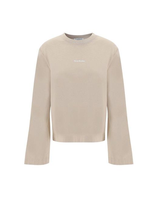 Acne White Long-sleeved Jersey