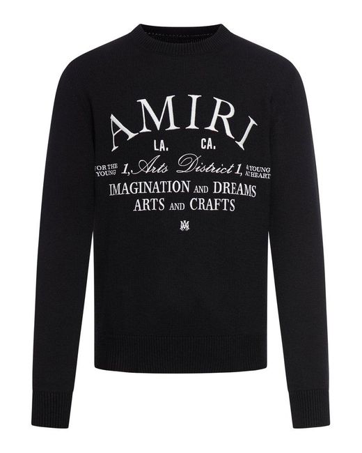 Amiri Black Sweater for men