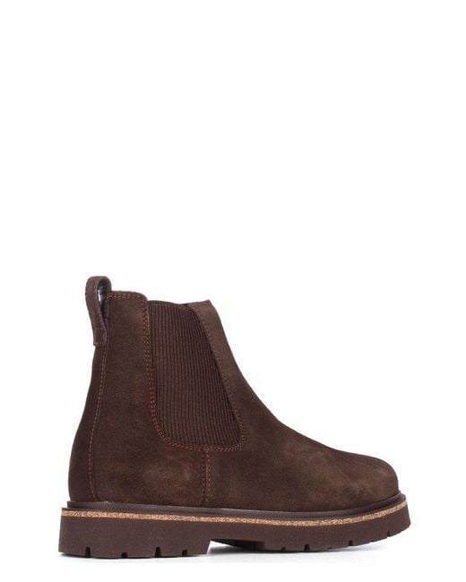 Birkenstock Brown Highwood Round-Toe Ankle Boots