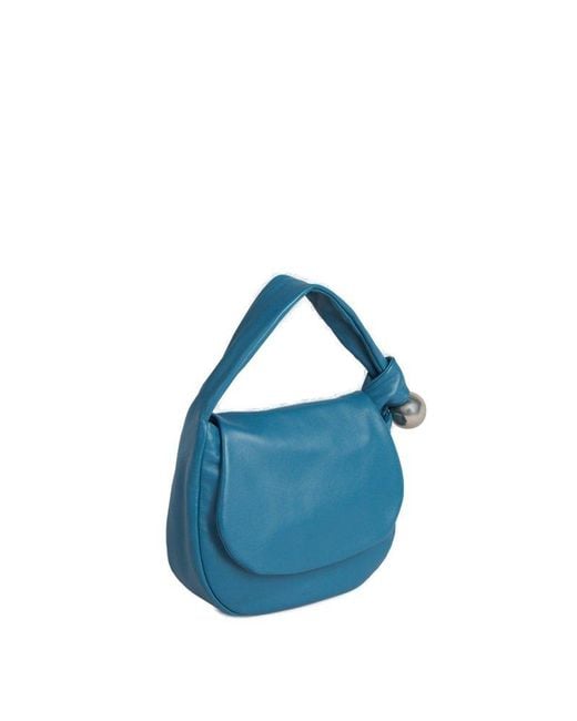 Jil Sander Blue Sphere Shoulder Bag