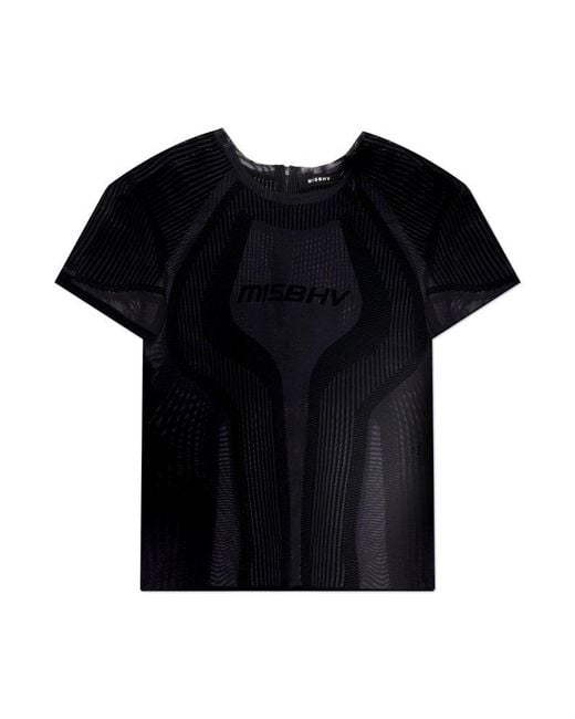 M I S B H V Black Top With Logo