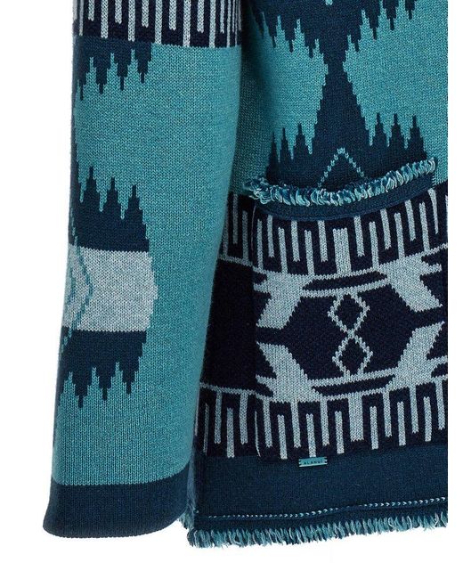 Alanui Blue Icon Sweater, Cardigans for men