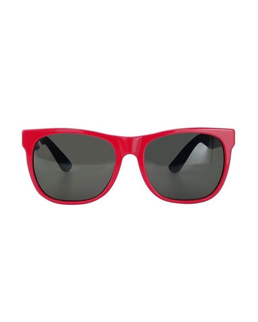Retrosuperfuture Red Square Frame Sunglasses for men