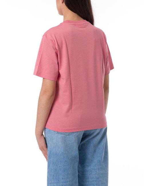 Lacoste Red Relaxed Fit Soft T-Shirt