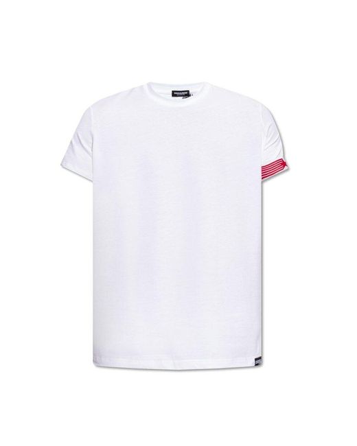 DSquared² White Cotton T-shirt, for men