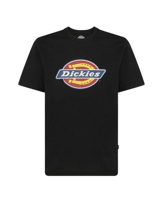 Dickies Logo Printed Crewneck T-shirt in Black for Men | Lyst