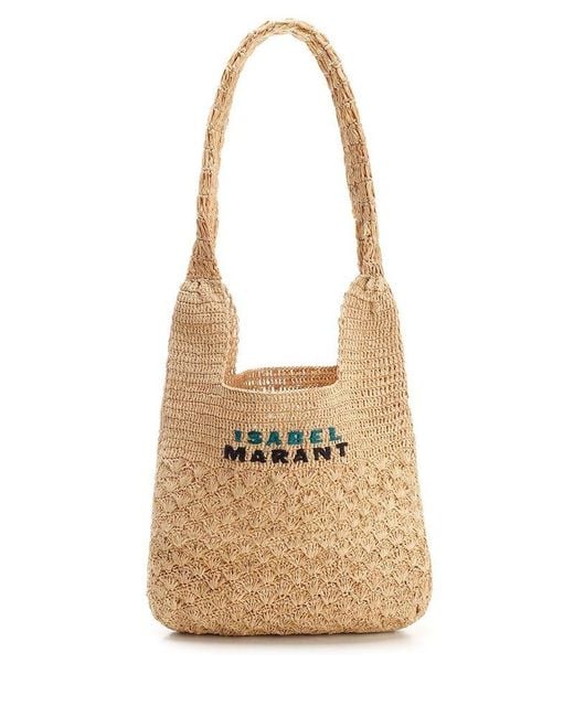Isabel Marant Metallic Praia Small Shopper Bag