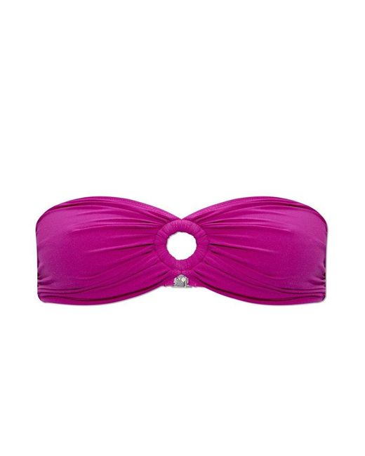 Isabel Marant Purple Prades Bikini Top