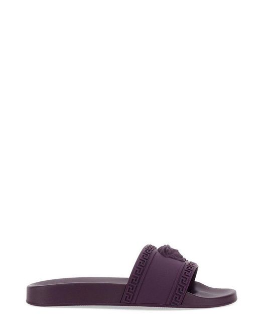 Versace Purple Slide Sandal for men
