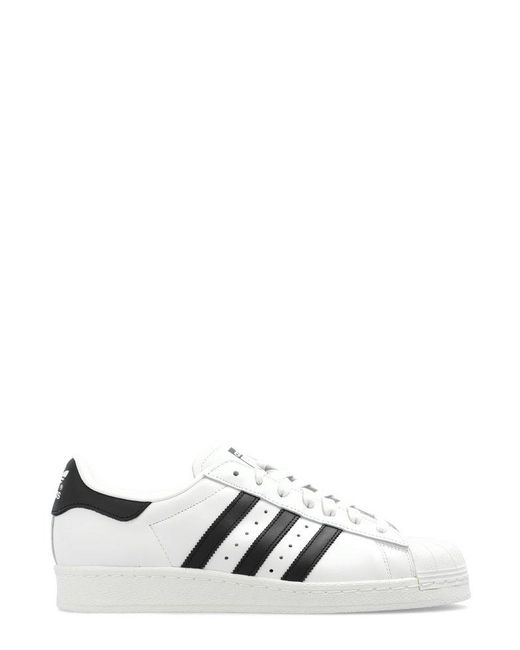 Adidas Originals White Superstar 82 Lace-up Sneakers