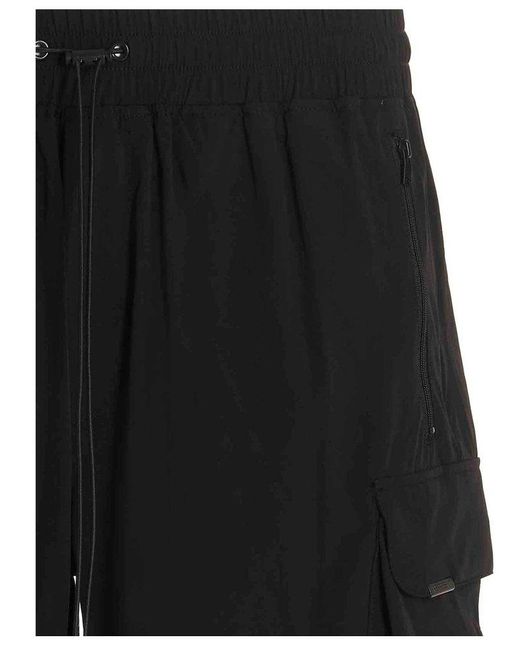 Represent Black Bermuda Shorts With Pockets