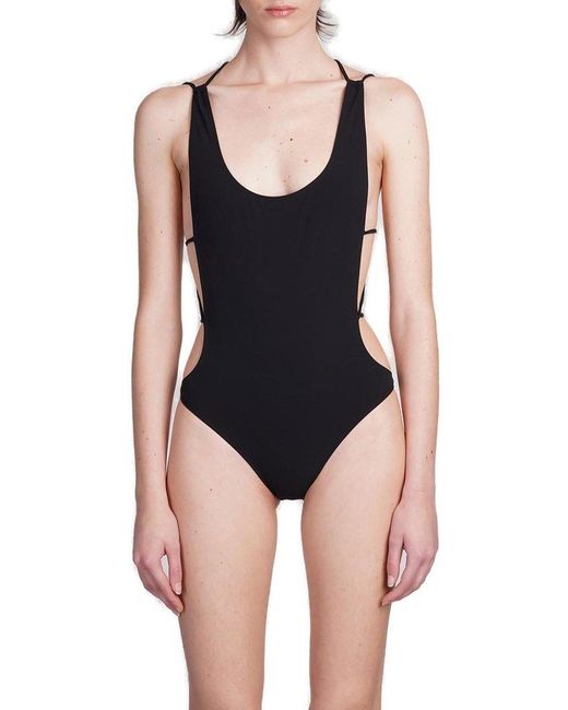 Isabel Marant Black Tenisia One-piece Swimsuit