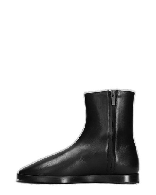Fear Of God Black Round Toe Ankle Boots for men