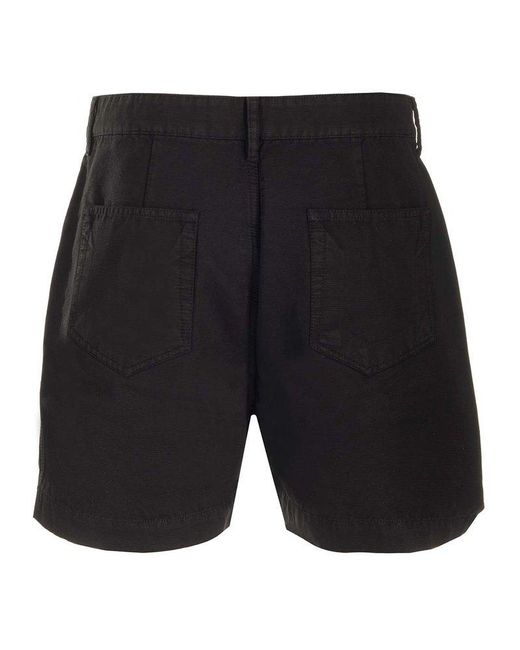 Rick Owens Black Geth Cut-offs Shorts for men