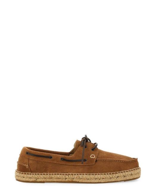 Manebí Brown Hamptons Boat-Shoes Espadrilles for men