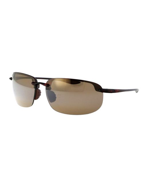 Maui Jim Brown Ho'okipa Xlarge Polarized Sunglasses for men