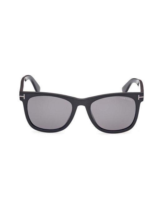 Tom Ford Gray Square Frame Sunglasses