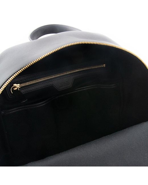 Versace Black Leather BIGGIE Backpack for men