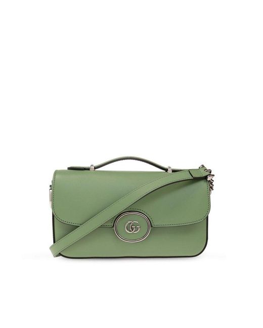 Gucci Green 'petite GG Mini' Shoulder Bag