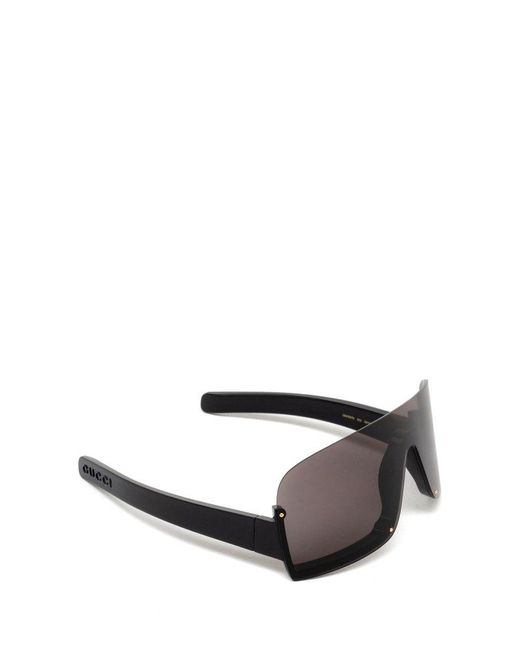 Gucci Gray Oversized Frame Sunglasses
