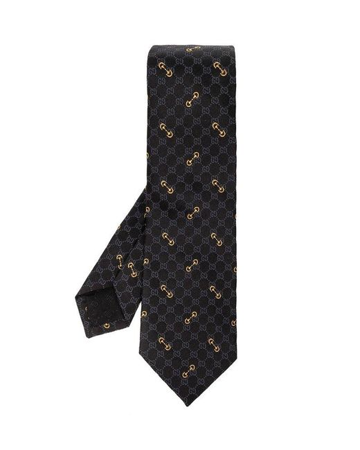 Gucci Silk Tie in Black for Men | Lyst Canada