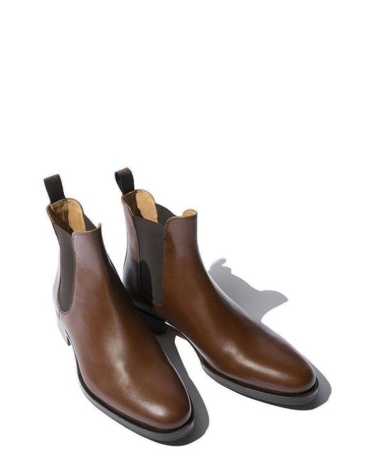 Scarosso Brown Giancarlo Slip-On Boots for men