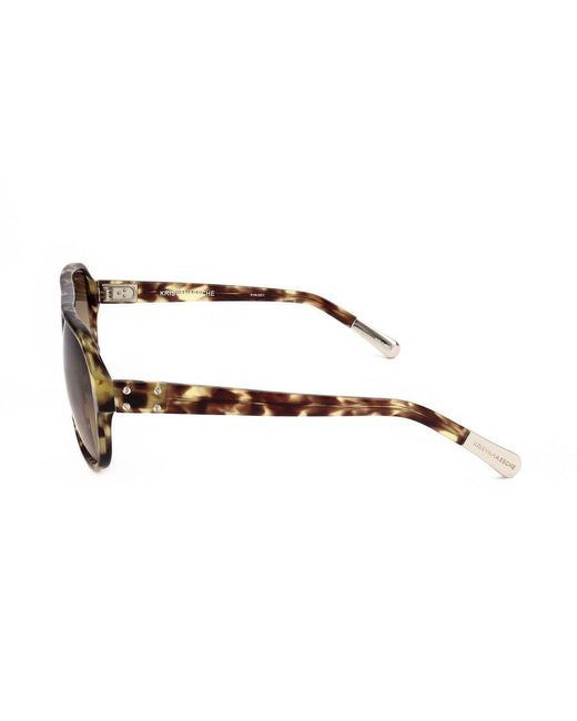 Linda Farrow Multicolor X Kris Van Assche Pilot Frame Sunglasses for men