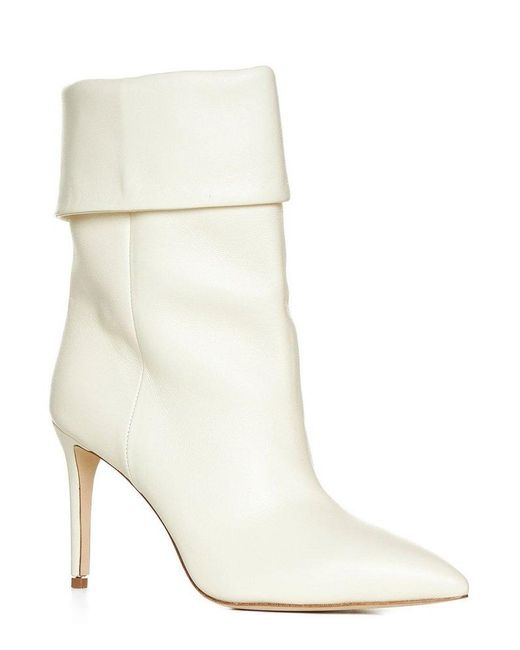 stiletto white boots