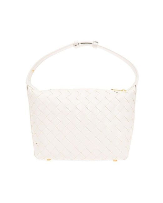 Bottega Veneta White 'wallace Mini' Handbag,