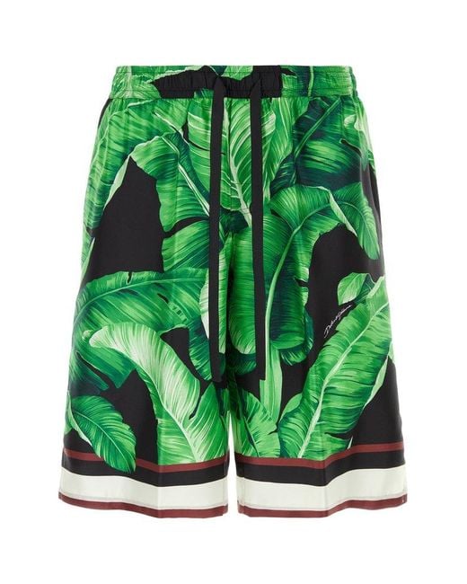 Dolce & Gabbana Green Shorts for men