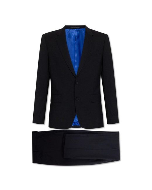 Paul Smith Blue Wool Suit, for men