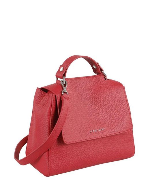 Orciani Red Sveva Soft Small Handbag