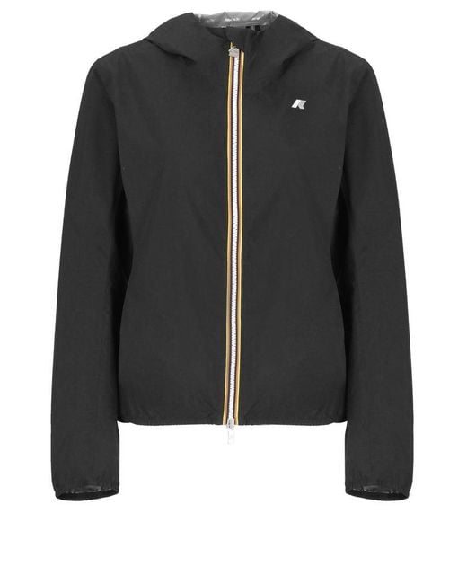 K-Way Black Lily Stretch Dot Jacket