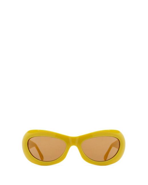 Marni Yellow Field Of Rushes Cat-yeye Frame Sunglasses