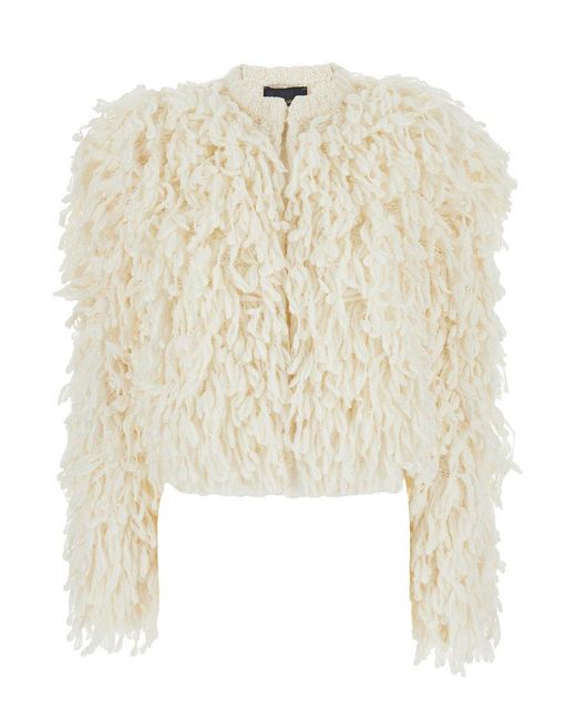 Twinset Natural Elizabeth Bouclé Knit Jacket