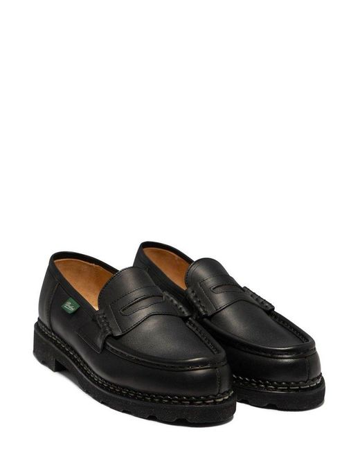 Paraboot Black Reims Marche Loafers for men