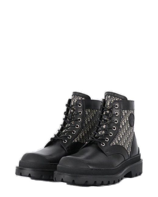 Dior Black Explorer Ankle Boots for men