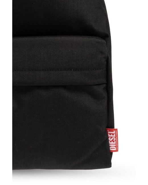 DIESEL Black ‘D-Bsc’ Backpack for men