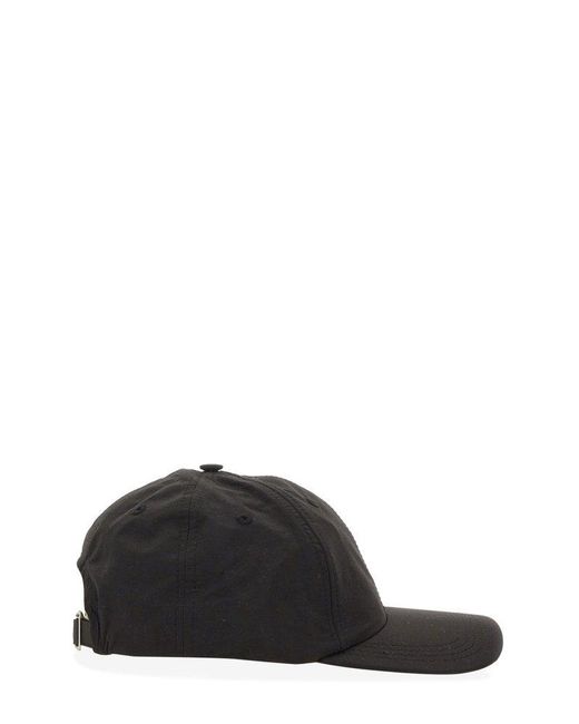 AMI Black Ami Paris Hat With Adc Stud Unisex