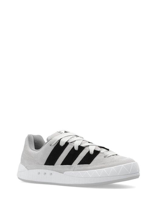 Adidas Originals Gray Adimatic Lace-up Sneakers