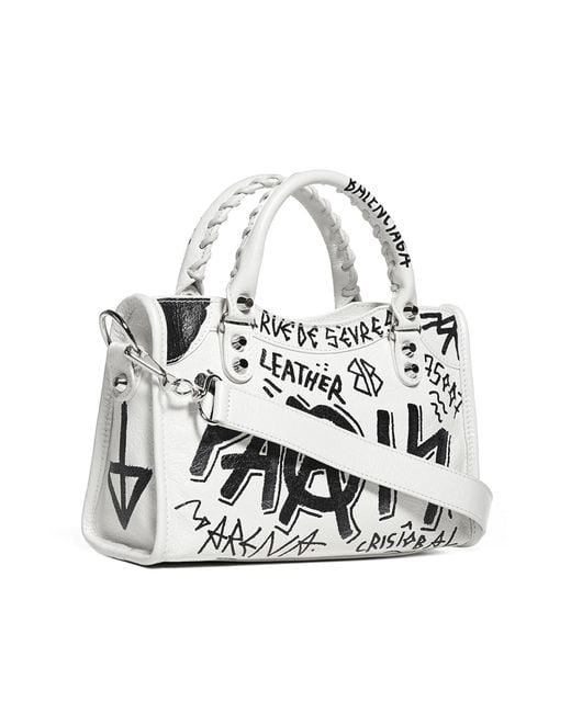 balenciaga mini white bag