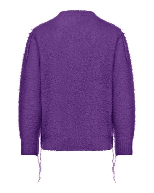 Sacai Purple Sweater for men