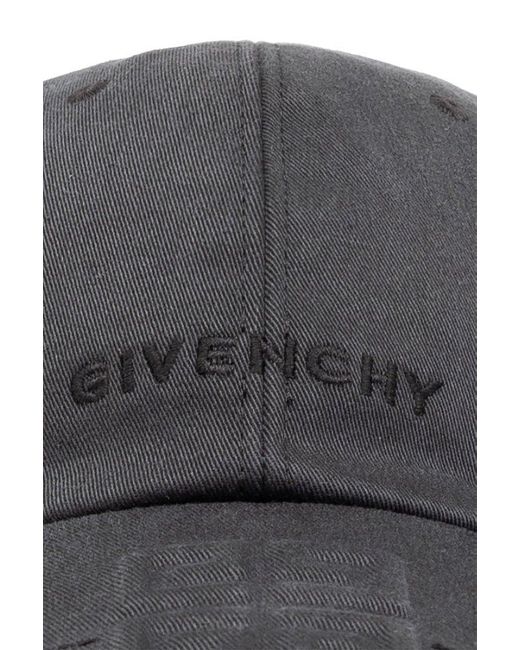 Givenchy Black Cap With A Visor, for men