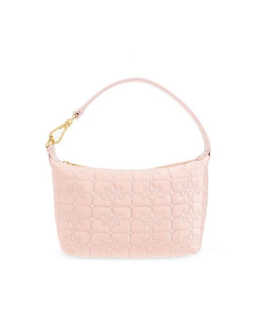 Ganni Pink 'butterfly Small' Handbag,