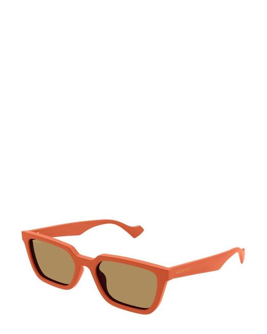Gucci Orange Cat-eye Sunglasses for men