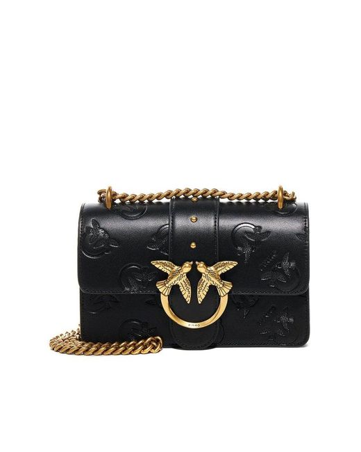 ショルダーバッグ・ポシェット PINKO Women Shoulder Bags 102794A1J4Z99N Black PINKO Leather Shoulder Bag | Black | FARFETCH