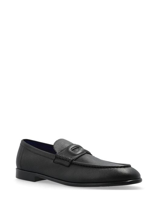 Burberry Black Pearl Type Slip-On Loafers for men