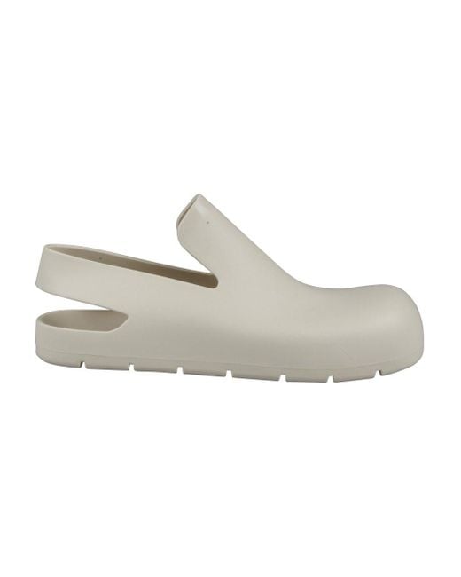 Bottega Veneta White Puddle Sandals