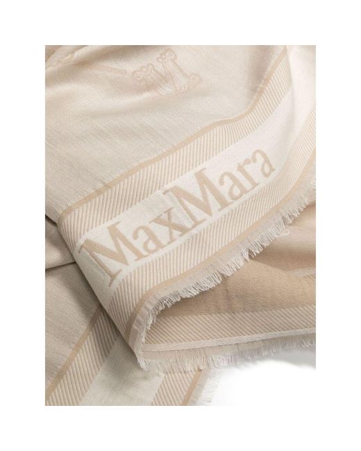 Max Mara Natural Scarves